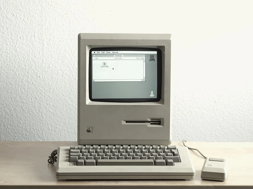 Old Mac computer.